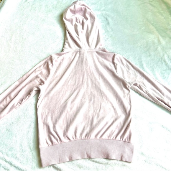 Y2K GARAGE Velour Pink Hoodie - Picture 6 of 10